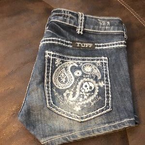 Cowgirl tuff jean shorts